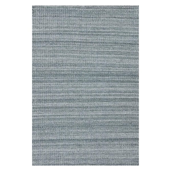 Amer Rugs Lineage Metallic Gray 9 x 12 ft. Woven Heathered Polyester Rectangle Outdoor Area Rug