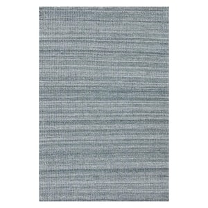 Lineage Metallic Gray 4 ft. x 6 ft. Woven Heathered Polyester Rectangle Outdoor Area Rug