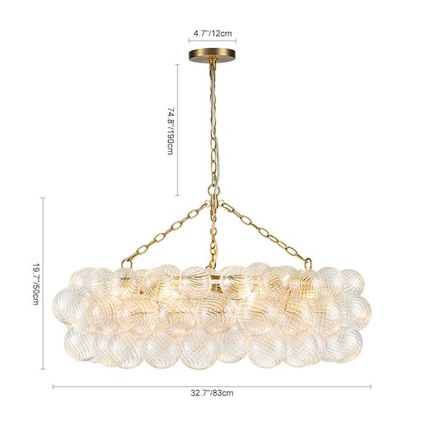 mardee rafanan マルデ Alana Triple Semi Flush Mount Light – Meadow Blu