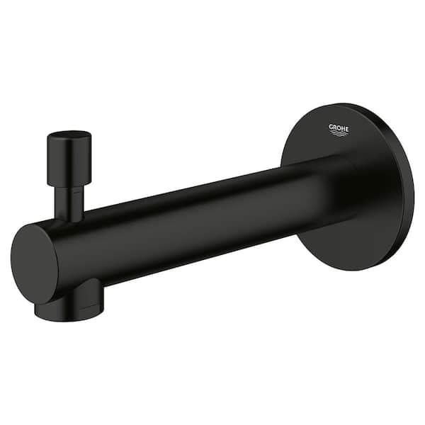 Concetto 6 in. Flow Control Tub Spout, Matte Black