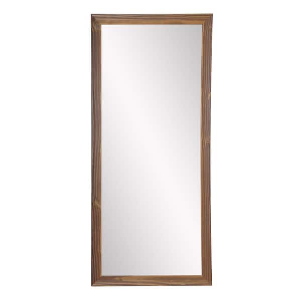 BrandtWorks Oversized Brown Wood Farmhouse Cottage Rustic Southwestern Mirror (65 in. H X 31.5 in. W)