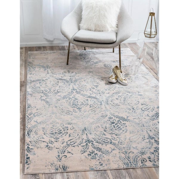 Paris Oak Blue 10' 0 x 13' 0 Area Rug