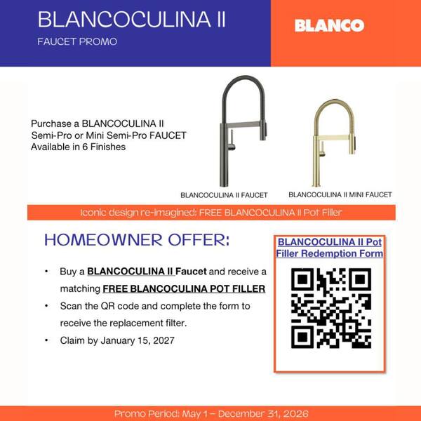 Culina II PVD Steel 17.4 in. H Pull Down Sprayer Kitchen Faucet with 180 Degree Spout Swivel