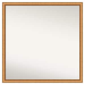 Salon Scoop Copper 28 in. x 28 in. Non-Beveled Casual Square Wood Framed Bathroom Wall Mirror in Bronze