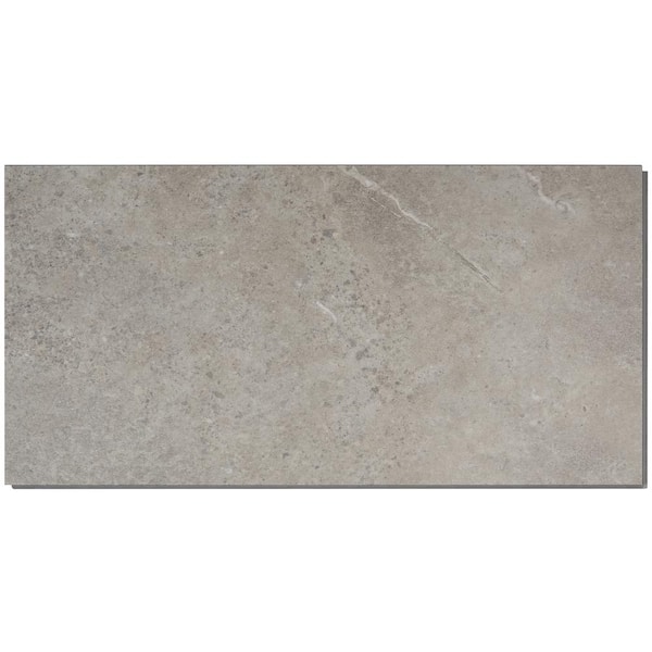 Home Tile Click-Lock Beige Hill Depot Sandstone - Plank x in. 6 Ivy Take Flooring Home Core - The Luxury - Dark 8 Sample Waterproof in. Vinyl Rigid EXT3RD105872