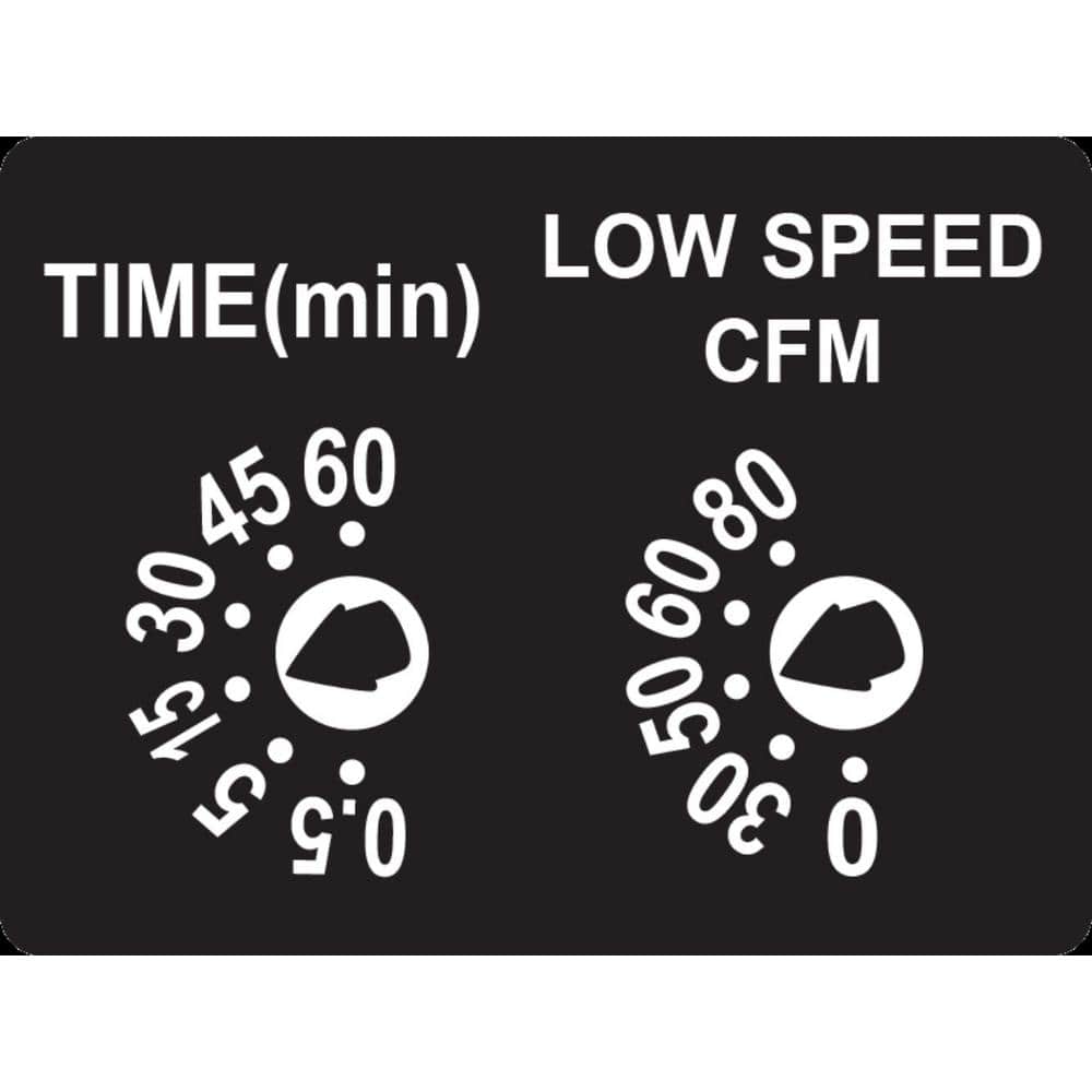 Off-White Metallic 100 CFM Bathroom Exhaust Fan with Humidity Sensor