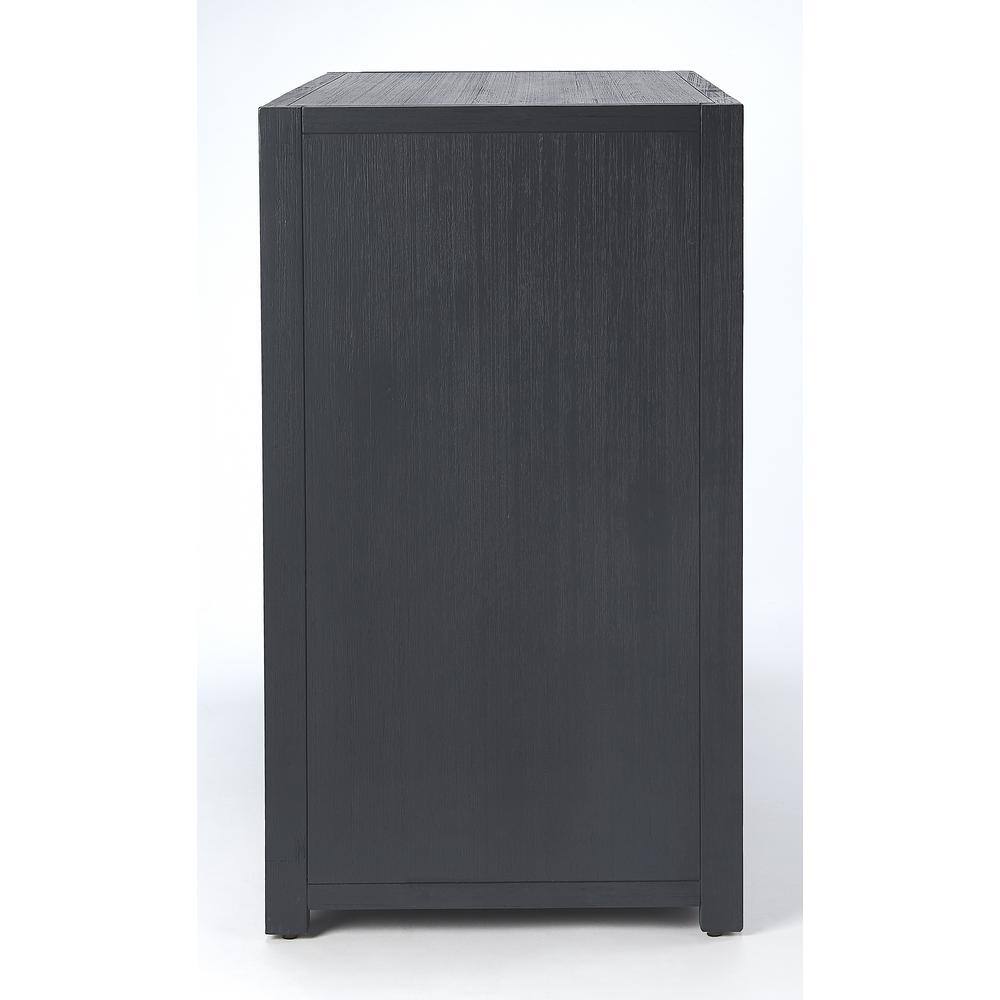 Elin Glam White 3-Drawer Dresser with Gold Metallic Hardware