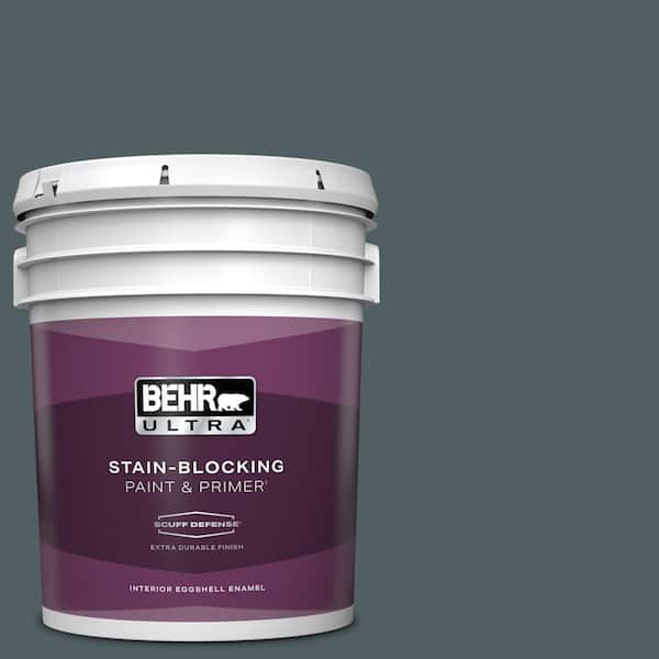 BEHR ULTRA 5 gal. #740F-6 Marine Magic Extra Durable Eggshell Enamel Interior Paint & Primer