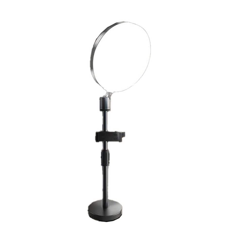 24.4 in. Black Ring Light with Stand Full Screen Remote Control Touch Zoom Dimmable Phone Holder Adjustable price history on PriceWatchPro