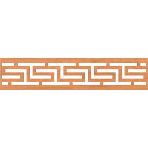 Tulum Fretwork 0.25 in. D x 46.75 in. W x 10 in. L Cherry Wood Panel Moulding