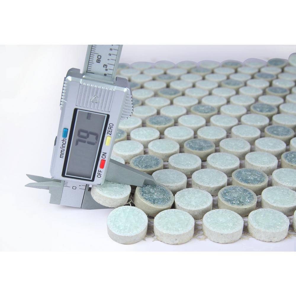 Arabesque Blue Porcelain Mosaic Tile Sheet for Bathroom and Kitchen
