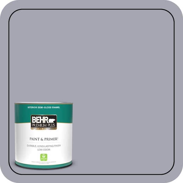 BEHR PREMIUM PLUS 1 qt. #T12-3 Canyon Sunset Semi-Gloss Enamel Low Odor Interior Paint & Primer
