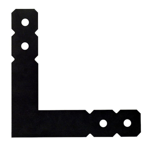 Simpson Strong-Tie OHL 12 in. x 12 in. Black Powder-Coated Ornamental Heavy L Angle