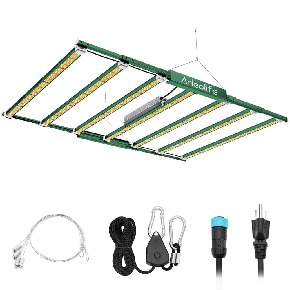 Cesicia 63.77 in. W 1000-Watt Green Stretchable LED Grow Lights