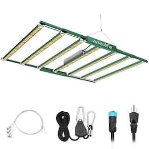 63.77 in. W 1000-Watt Green Stretchable LED Grow Lights Full Spectrum SamSung Diodes Lamp in Color Changing Light
