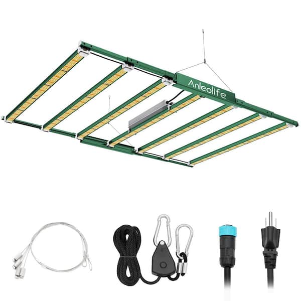 Cesicia 63.77 in. W 1000-Watt Green Stretchable LED Grow Lights Full Spectrum SamSung Diodes Lamp in Color Changing Light