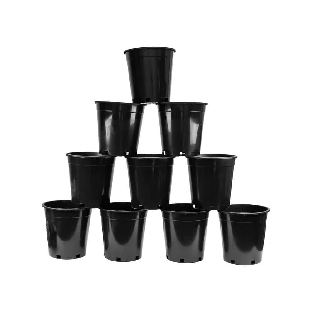 5 Gal. Nursery Pots (4.02 gal / 15.19 Liters) (10-Pack)