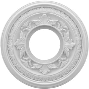 3/4 in. P x 10 in. O.D. x 3 -1/2 in. I.D. Baltimore Thermoformed PVC Ceiling Medallion (Fits Canopies up to 4-1/4 in.)
