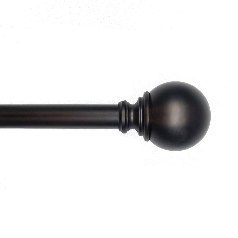 Lumi Home Furnishings 36 In. - 72 In. Telescoping Single Curtain Rod 1 ...