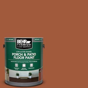 1 gal. #S-H-230 Ground Nutmeg Low-Lustre Enamel Interior/Exterior Porch and Patio Floor Paint