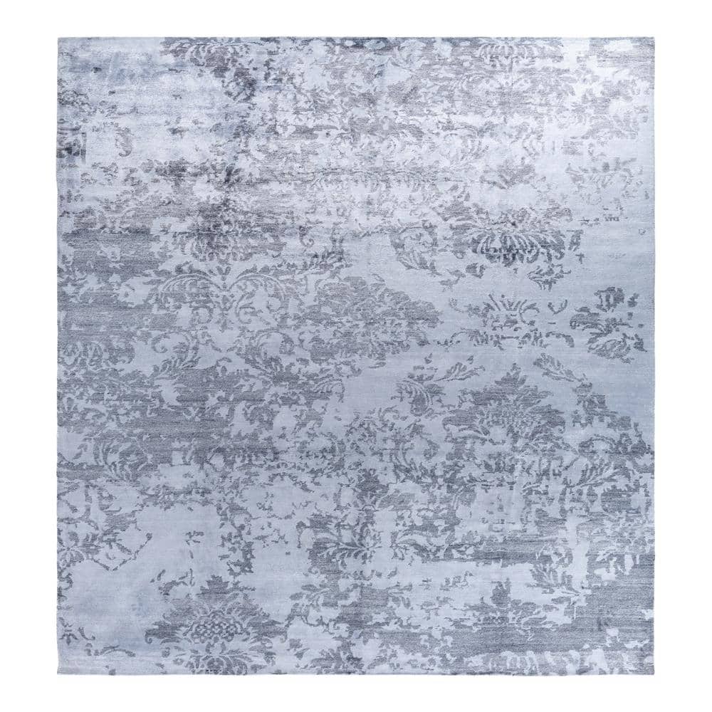 Modern-Contemporary Ivory 9 X 12 Hand-Knotted Silk Indoor Area Rug price history on PriceWatchPro