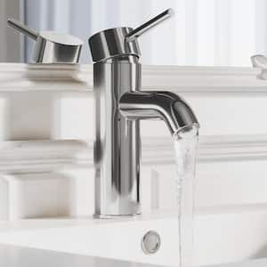 Ivy Single-Handle Single-Hole Bathroom Faucet in Chrome