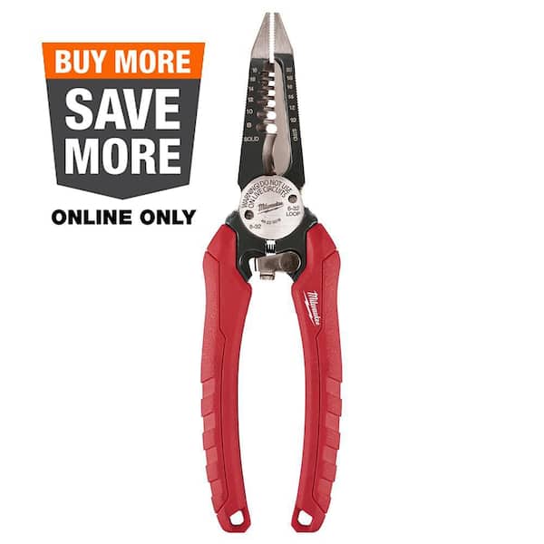 7.75 in. Combination Electricians 6-in-1 Wire Stripper/Cutter Pliers