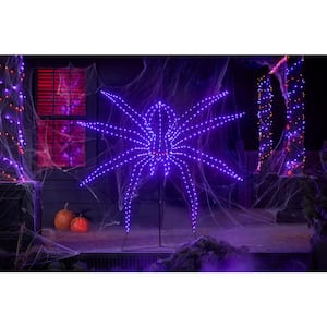 5.5 ft. LED Spider Silhouette