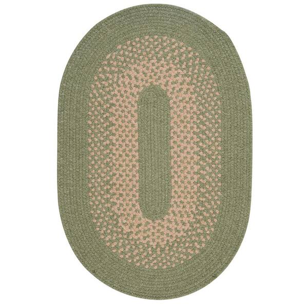 Decorators Collection Portland Palm, Oval Braided Throw Rugs
