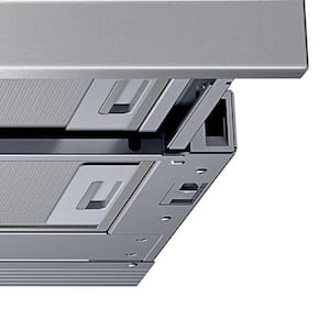 500 Series 36 in. Pull-Out Range Hood with Lights in Stainless Steel