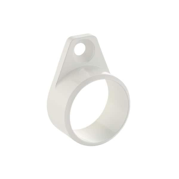 Draco White Aluminum Round Wall Bracket