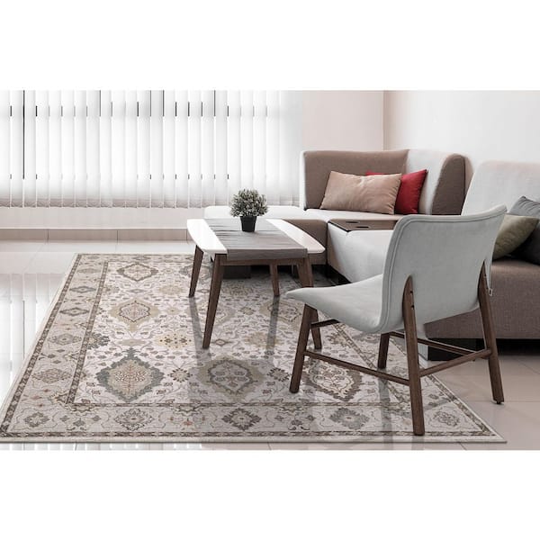 Mood 9 ft. X 12 ft. 7 in. Blue/Multi Oriental Indoor Area Rug