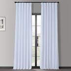 Ice Textured Rod Pocket Blackout Curtain - 50 in. W x 108 in. L