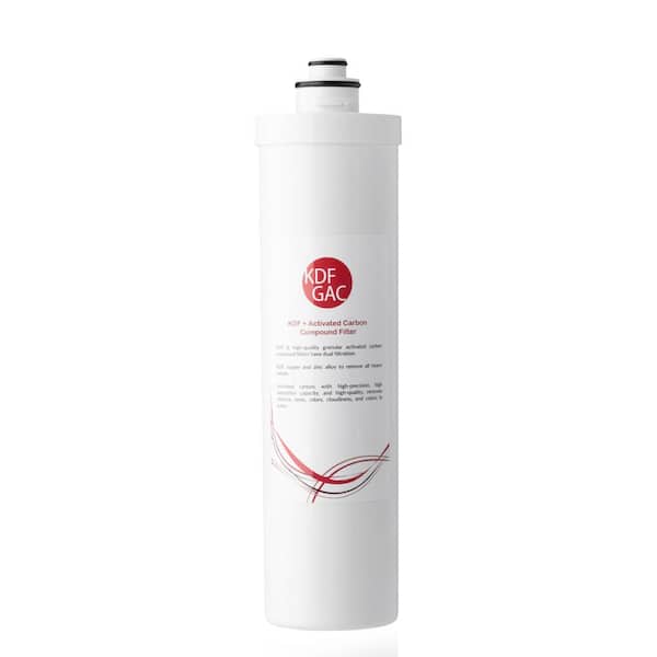 ISPRING Quick-Change Inline KDF/Carbon Filter Fitts CU-A4