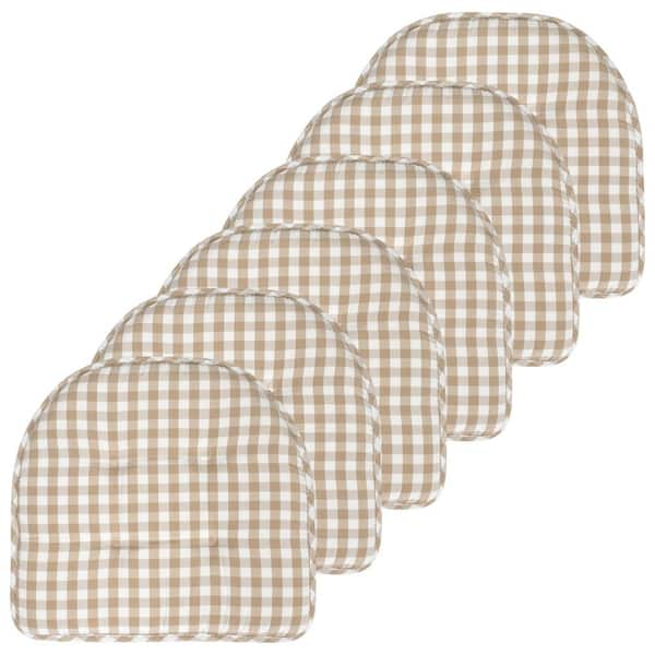 Checkered Memory Foam Chair pad store 6 pack