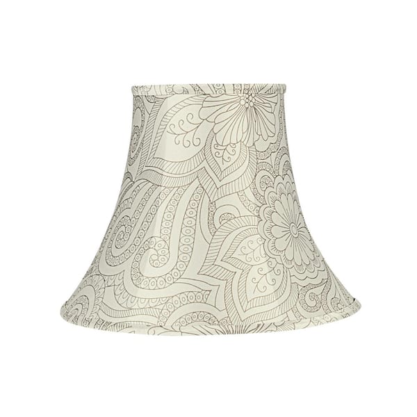 white grey lampshade