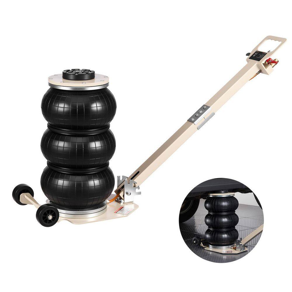 Air Jack, Triple Bag with Six Steel Pipes, Lifts Up to 17.7 in., Fast Lifting with Long Handle, 6613 lbs., 2025 Update price history on PriceWatchPro