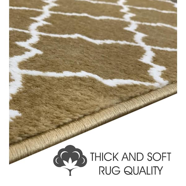 Sussexhome Sisal Collection 2 x 3 Foot Heavy Duty Low Pile Rug Runner - Ultra-Thin Non Slip Area Rug - Washable Cotton Indoor Rug for Front Door Foyer