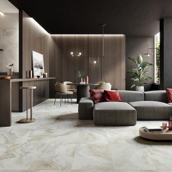 Apollo Tile White 18-in x 36-in Matte Porcelain Marble Look Floor and Wall Tile (13.05-sq. ft/ Carton)