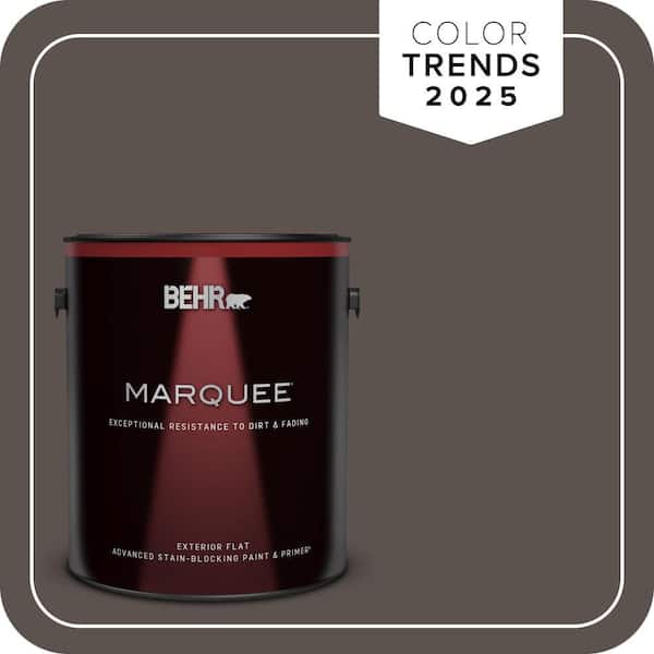 BEHR MARQUEE 1 gal. #MQ2-54 Gardeners Soil Flat Exterior Paint & Primer