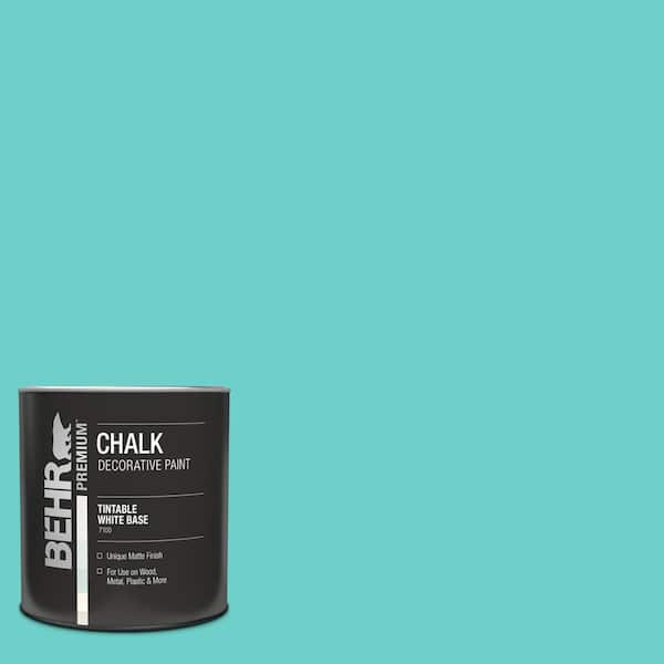 BEHR 1 qt. #P450-4 Hidden Sea Glass Interior Chalk Finish Paint