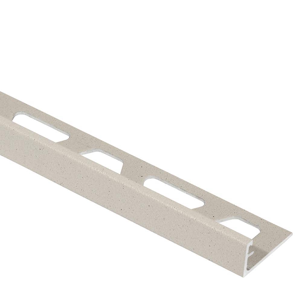 Schiene Ivory Textured Color-Coated Aluminum 5/16 in. x 8 ft. 2-1/2 in. Metal Tile Edging Trim price history on PriceWatchPro