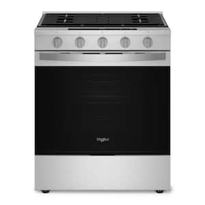 30 in. Smart Slide In Gas Range with Air Cooking Technology, No Preheat Air Fry, Steam/Self Clean and High Speed Preheat