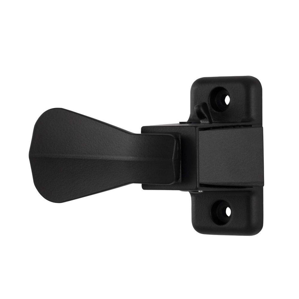 Matte Black Metal Lever Handle Set for Doors