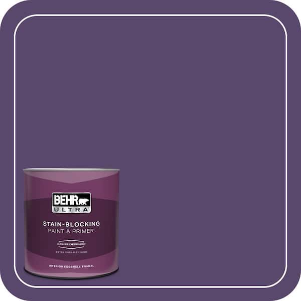 BEHR ULTRA 1 qt. #P570-7 Proper Purple Extra Durable Eggshell Enamel Interior Paint & Primer