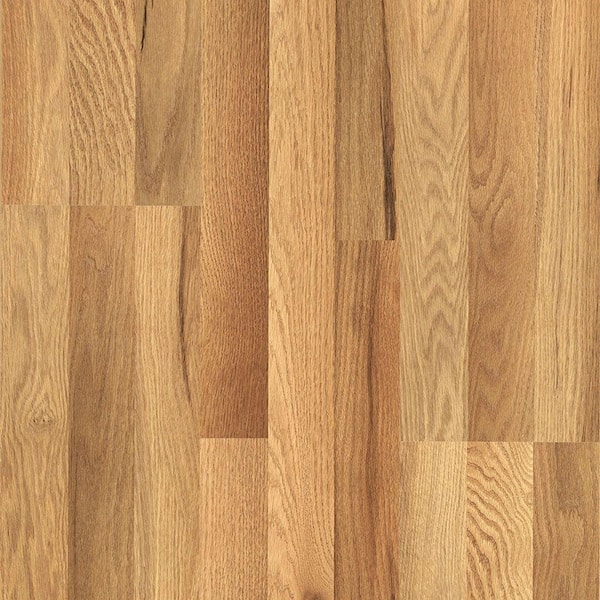 XP Haley Oak 10 mm T x 7.4 in. W Water Resistant Laminate Wood Flooring (19.63 sq. ft./case)