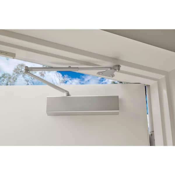 Heavy-Duty All-in-1 Bronze Commercial Door Closer With Flex Plate