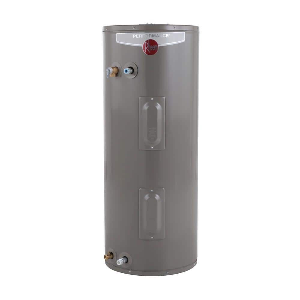 Rheem Performance 30 Gal. 4500-Watt Elements Tall Manufactured Housing  Electric Water Heater w/6-Year Tank Warranty u0026 240-Volt XE30T06MH45U1 - The  Home Depot