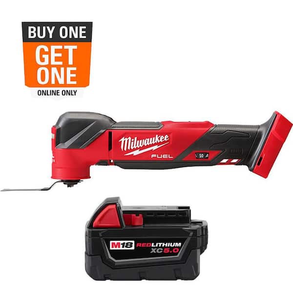 M18 FUEL 18-Volt Lithium-Ion Cordless Brushless Oscillating Multi-Tool with 5.0 Ah Battery
