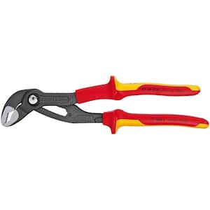 Heavy Duty Forged Steel 10 in. Cobra Pliers with 61 HRC Teeth and 1,000-Volt Insulation